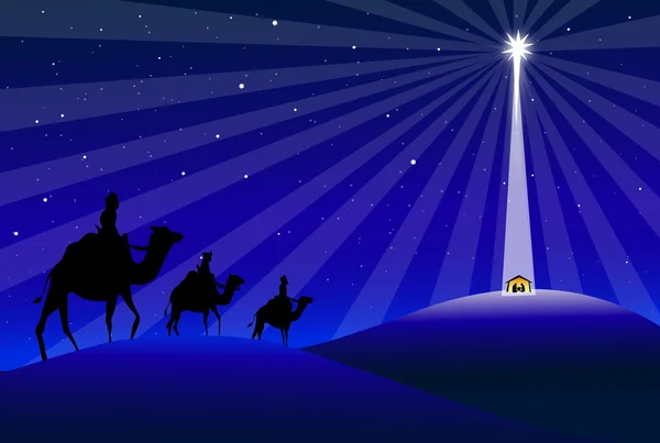 Üç wisemen & vektör yıldız