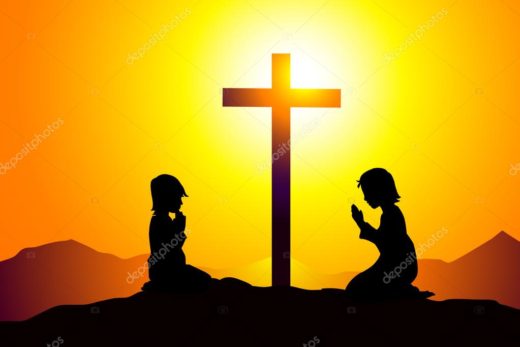 Prière & Sainte Croixvecteur image vectorielle par samillustration