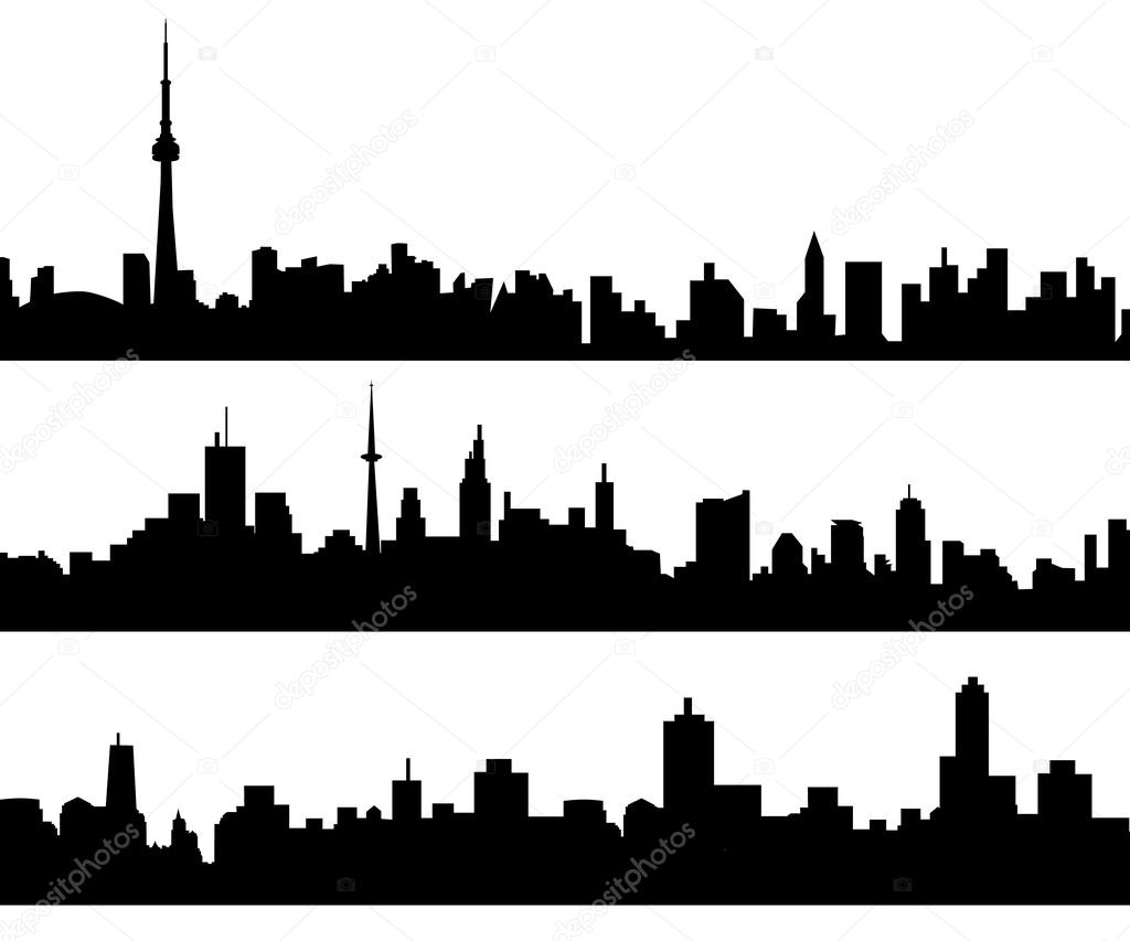 City Skyline is a vector illustration.