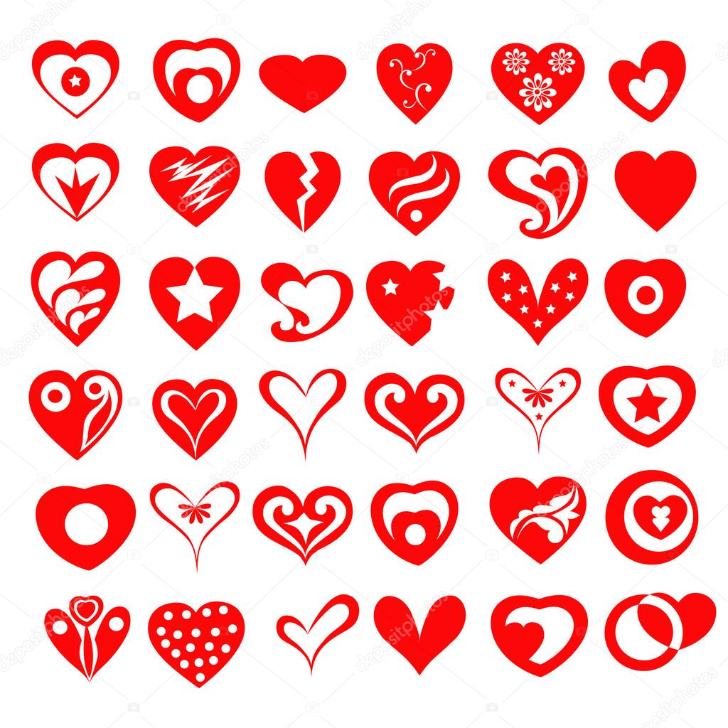 Red Heart Silhouette is a vector illustration.