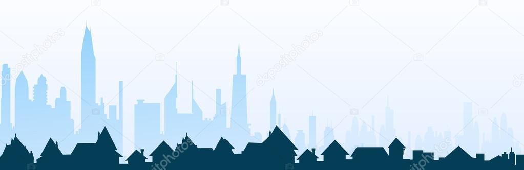 City at Morning is a vector illustration.