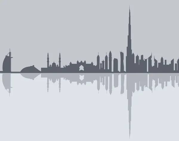 Skyline de dubai — Archivo Imágenes Vectoriales