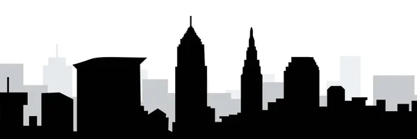 Ciudad de Cleveland — Vector de stock