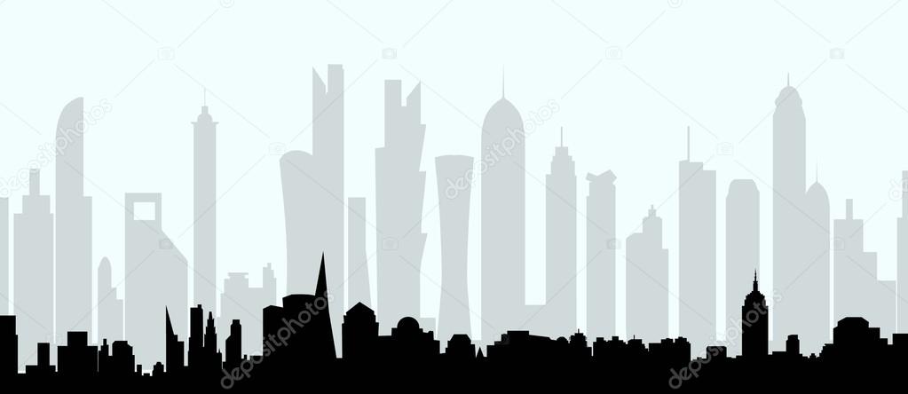 Modern Cityscape skyline-vector
