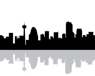 Calgary sabah manzarası