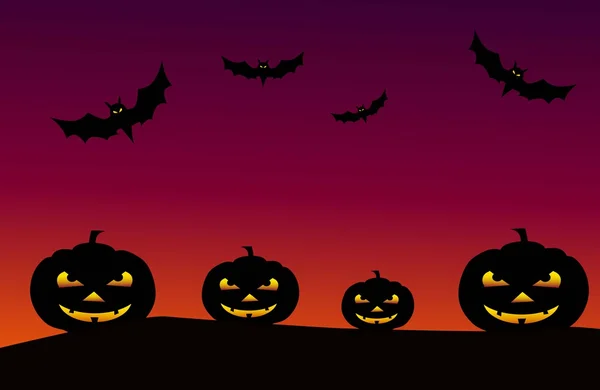 Halloween Background -Vector — Stock Vector