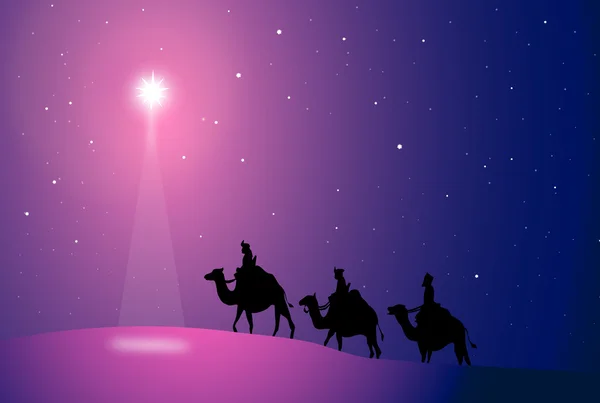 Three Wise Men-Vector — Stock Vector