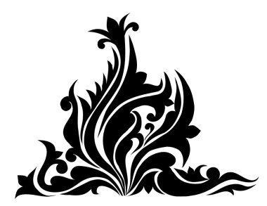 Girdap, desenleri, çiçek-vektör