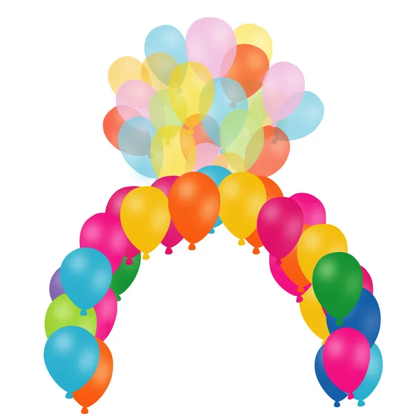 Beauty of  Party Balloons — Διανυσματικό Αρχείο