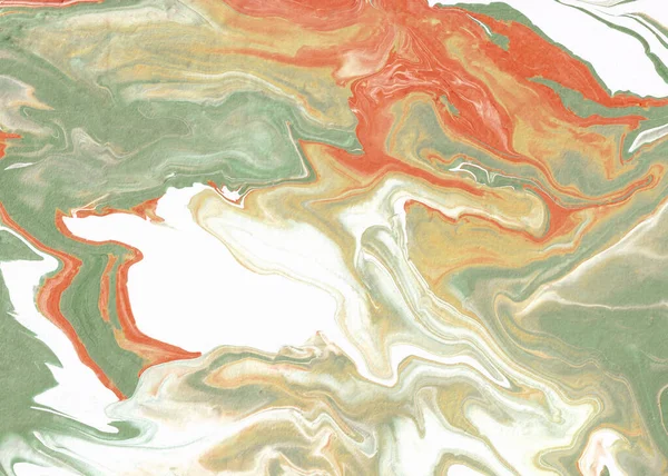 Doğal Gölgeli Mermer Bir Arka Plan Marş Yeşili Beyaz Terracotta — Stok fotoğraf