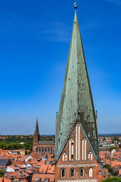 Lueneburg Tyskland Juni 2018 Utsikt Från Det Gamla Vattentornet Den — Stockfoto