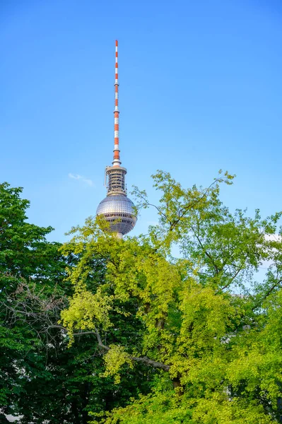 Berlijn Duitsland Juni 2019 Ziet Toren Het Centrum Van Berlijn — Stockfoto