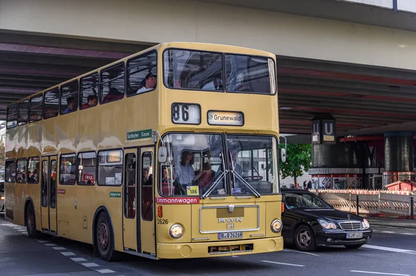 Berlin Allemagne Octobre 2019 Bus Historique Utilisé Dans Les Transports — Photo