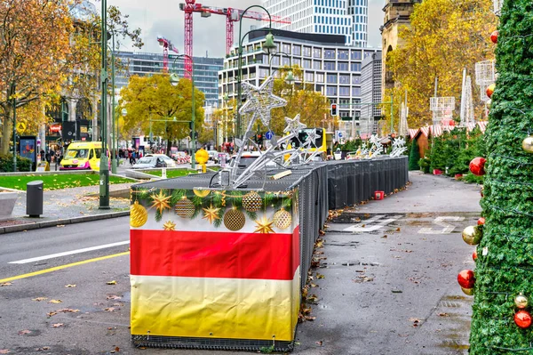 Berlin Deutschland November 2019 Maßnahmen Zum Schutz Vor Einem Terroranschlag — Stockfoto