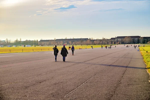 Berlino Germania Dicembre 2019 Vista Sull Area Dell Aeroporto Tempelhof — Foto Stock