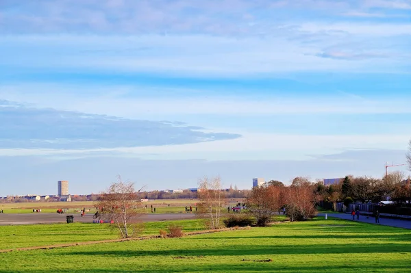 Berlin Germany December 2019 View Area Former Tempelhof Airport Center — Stock Photo, Image