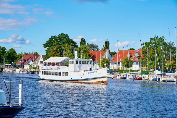 Greifswald Alemania Septiembre 2020 Escena Rural Orillas Del Río Ryck —  Fotos de Stock