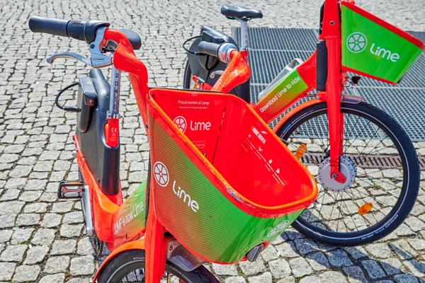 Berlin Germany July 2021 City Bikes Rent Downtown Berlin Royalty Free Stock Photos