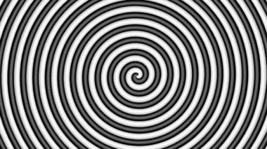 siyah-beyaz hipnotik daire