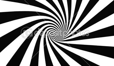 siyah-beyaz hipnotik sarmal
