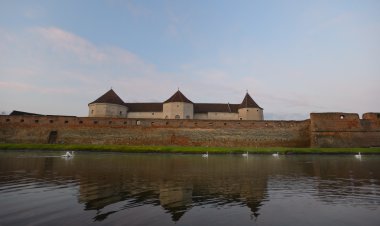Ortaçağ Kalesi, Fagaras, Transilvanya, Romanya