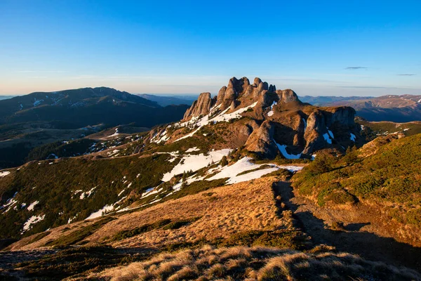 Vacker Bild Ciucas Montains — Stockfoto