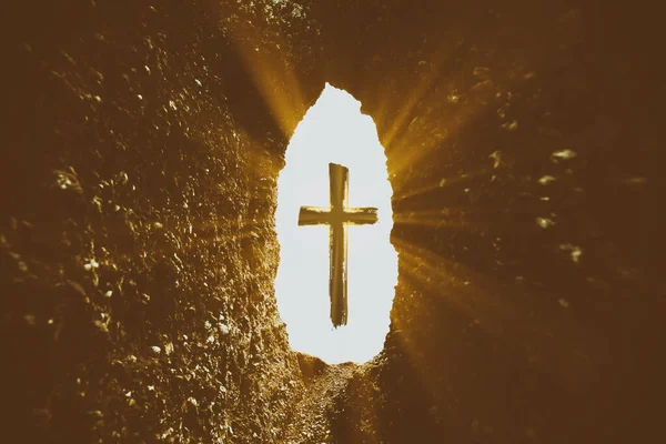 Τάφος Του Ιησού Χριστού Σταύρωση Και Ανάσταση — Φωτογραφία Αρχείου