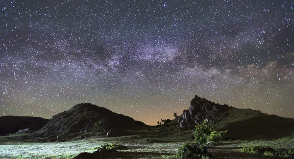 Galaxia de la vía láctea — Foto de Stock