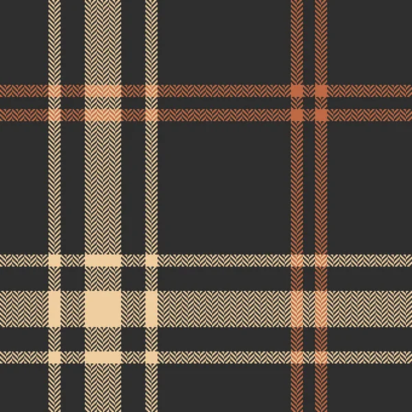 Kreslený Vzor Modré Bílé Barvě Herringbone Texturované Hladké Tartan Vektorové — Stockový vektor