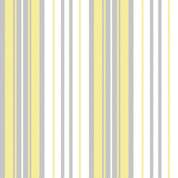 Stripe Vzor Žluté Šedé Bílé Texturované Bezešvé Svislé Pruhy Pozadí — Stockový vektor
