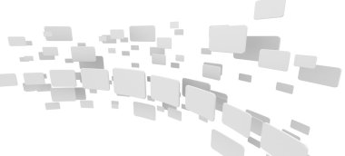 Beyaz arkaplandaki soyut desen