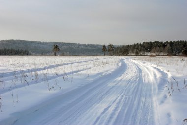 Güzel kış manzarası