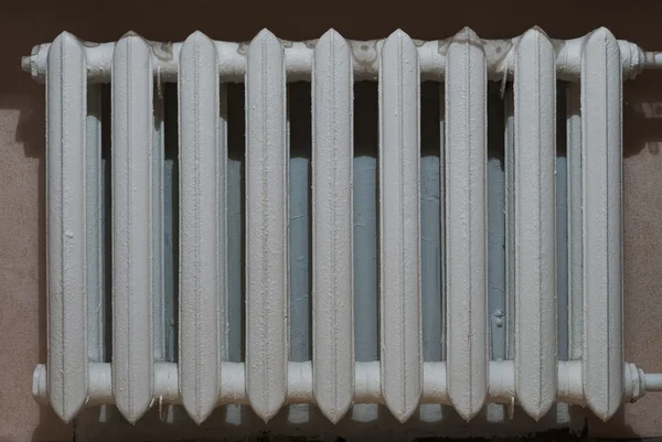 Iron radiator residential house — Stock Photo, Image