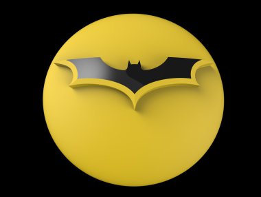 3D batman logo