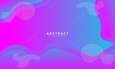 Vektör Mor Soyut Geometrik Şekiller Gradyan Arkaplan
