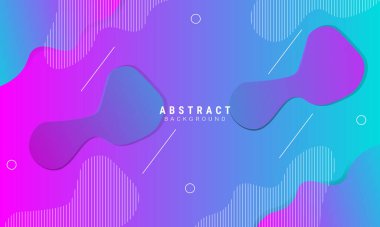 Vektör Mor Soyut Geometrik Şekiller Gradyan Arkaplan