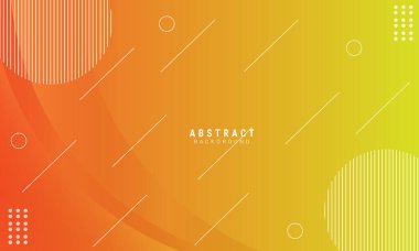 dinamik desenli turuncu sıvı renk arkaplan vektörü