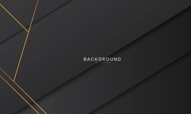 Lüks altın çizgileri ve gölge elementleriyle modern soyut gri prim arka planı
