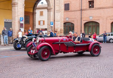 İtalya, Meldola - 19 Eylül 2021: Gran Premio Nuvolari 2021.