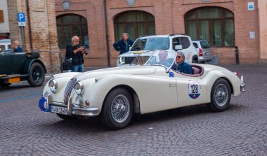 Meldola, İtalya-19 Eylül 2021: Gran Premio Nuvolari 2021.