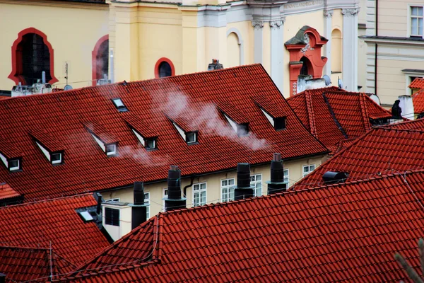 özellikle Prag çatılar