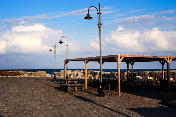 Plaza típica del mar de Marzamemi — Foto de Stock