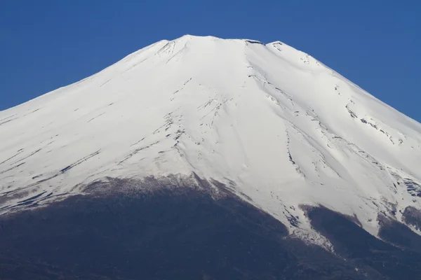Mt. Fuji, pohled z jezera Yamanaka v Yamanashi, Japonsko — Stock fotografie