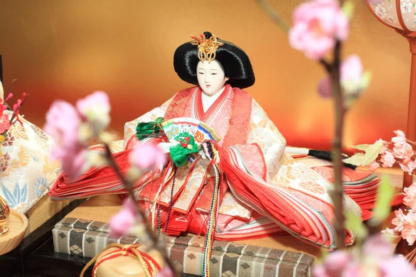 Hina muñeca (muñeca tradicional japonesa ) — Foto de Stock