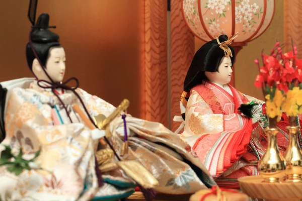Hina muñeca (muñeca tradicional japonesa ) — Foto de Stock