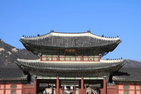 Gyeongbokgung palats i Seoul, Sydkorea — Stockfoto