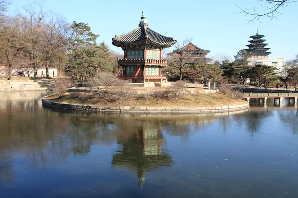 Palazzo gyeongbokgung a Seoul, Corea del Sud — Foto Stock