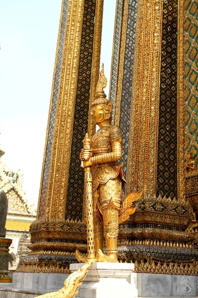 Wat Phra Kaew w Bangkoku, Tajlandia — Zdjęcie stockowe