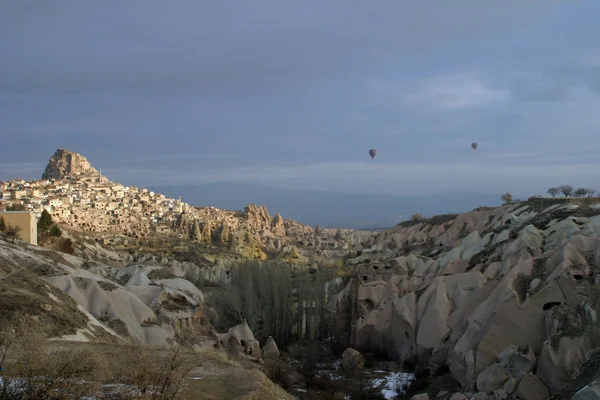 Uchisar in Cappadocia, Turchia — Foto Stock