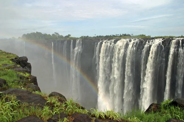 Cataratas Victoria en Zambia y Zimbabwe, África — Foto de Stock